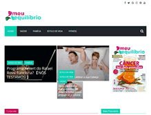 Tablet Screenshot of meuequilibrio.com